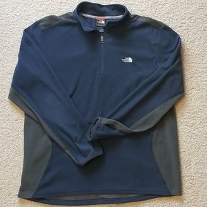 Men's North Face quarter zip sweatshirt Sz XXL